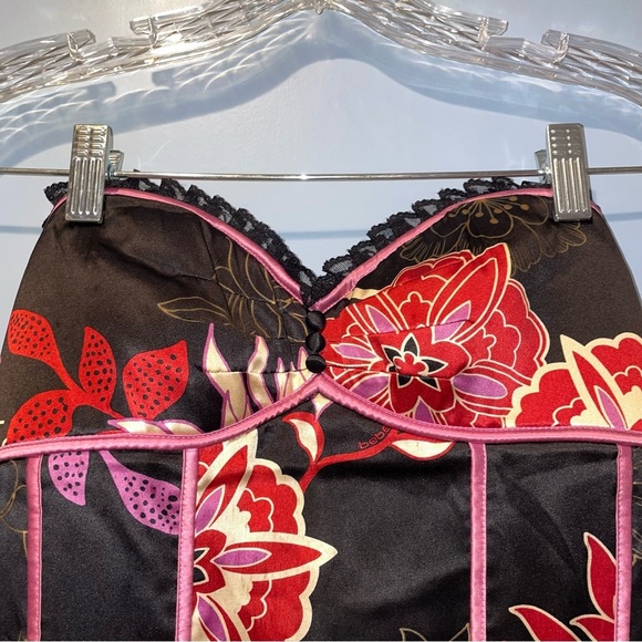 Bebe Strapless Y2K Silk Dress Size Small - Picture 6 of 10